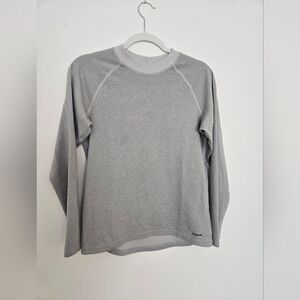 Patagonia Kids' Light Gray Thermal Long Sleeve Pullover | Size XXL